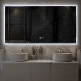 Specchio LED Rettangolare | Pulsanti touch | Funzione anti-appannamento | Luce bianca fredda - Reyze Serie Ambient Modello 1